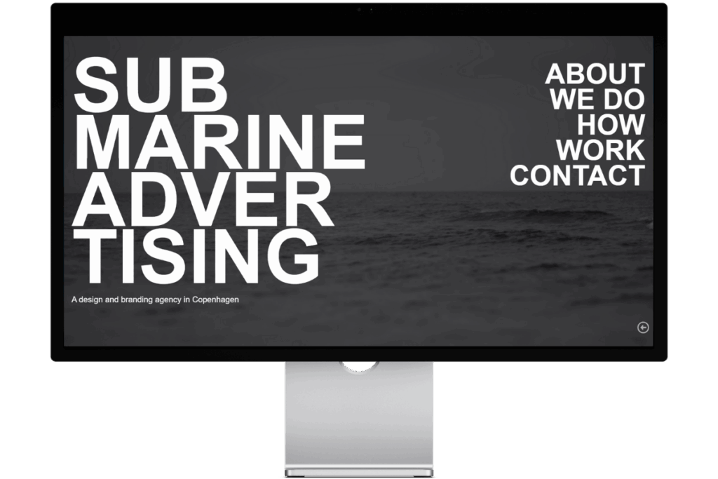 Submarine Advertising kundecase