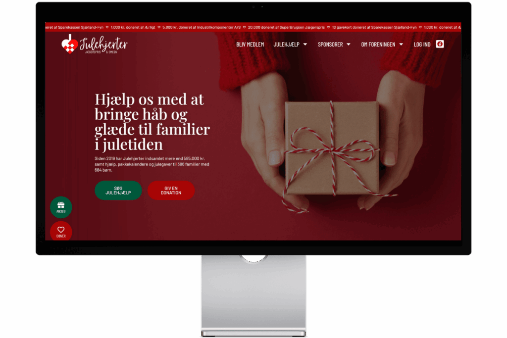 Julehjerter Jægerspris og Omegn kundecase